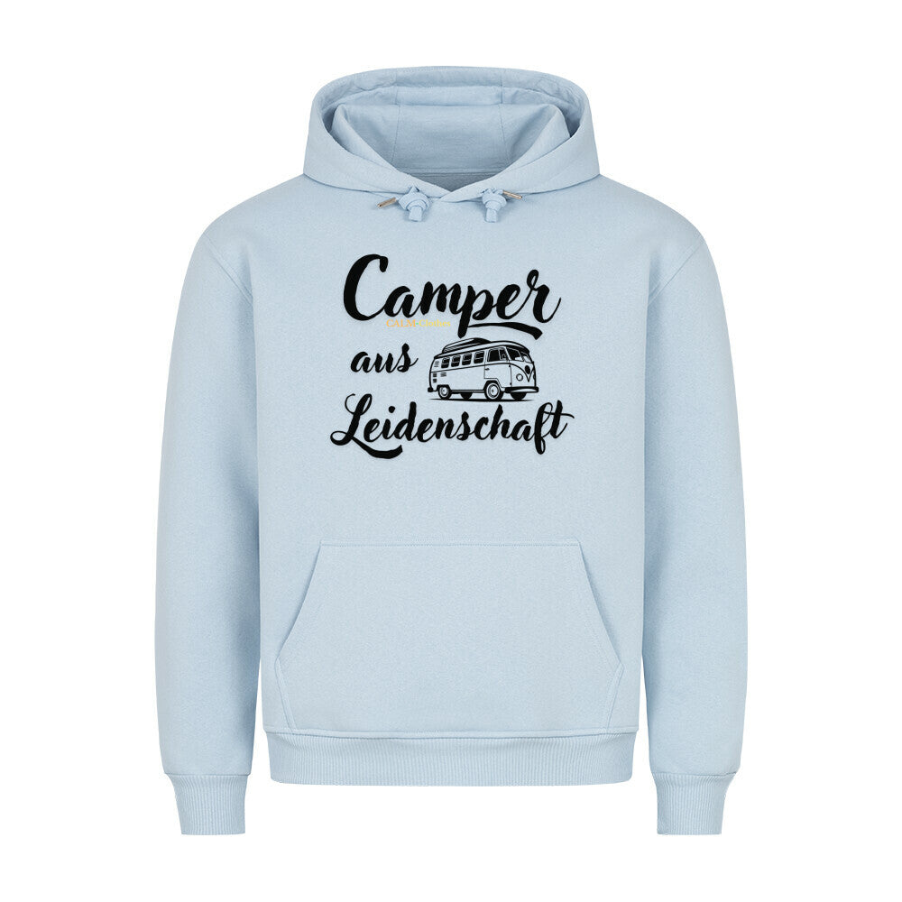 Camper aus Leidenschaft VW T1 Camper - Premium Hoodie Babyblau